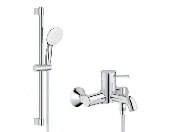 Смеситель для ванны с душевым гарнитуром Grohe BauClassic 3286527924