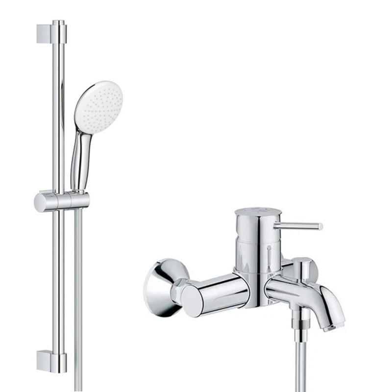 Смеситель для ванны с душевым гарнитуром Grohe BauClassic 3286527924 Смеситель для ванны с душевым гарнитуром Grohe BauClassic 3286527924