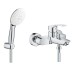 Смеситель для ванны с душевым гарнитуром Grohe Eurosmart 3330027799 Смеситель для ванны с душевым гарнитуром Grohe Eurosmart 3330027799