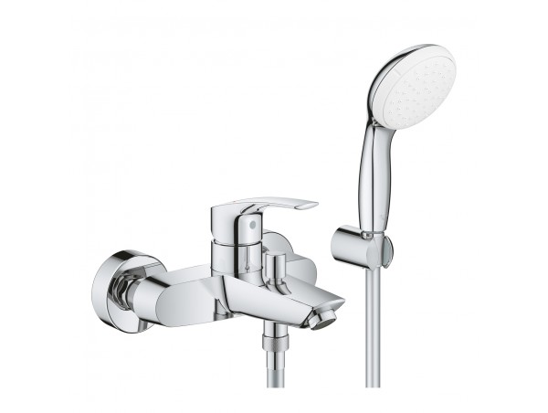 Смеситель для ванны с душевым гарнитуром Grohe Eurosmart 2021 33302003