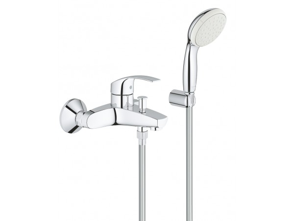 Смеситель для ванны с душевым гарнитуром Grohe Eurosmart 3330220A