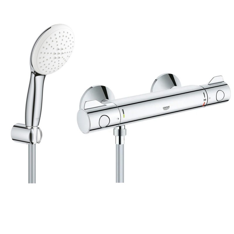 Термостат для душа с душевым гарнитуром Grohe Grohtherm 800 3455827799
