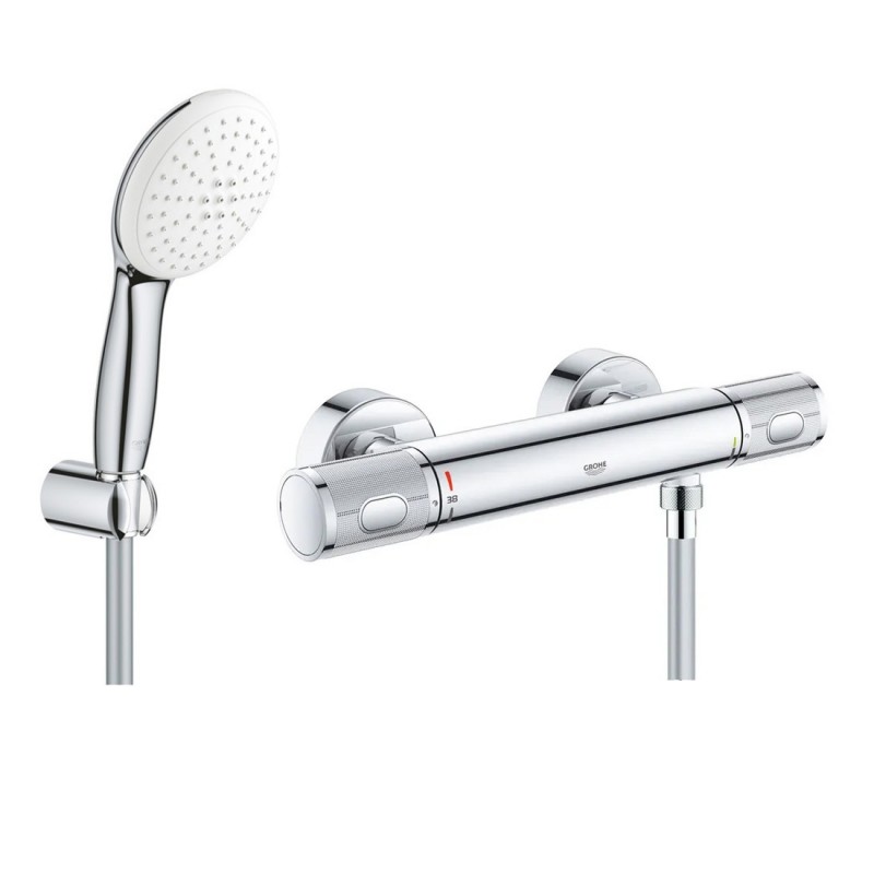 Термостат для душа с душевым гарнитуром Grohe Grohtherm 1000 Performance 3477627799