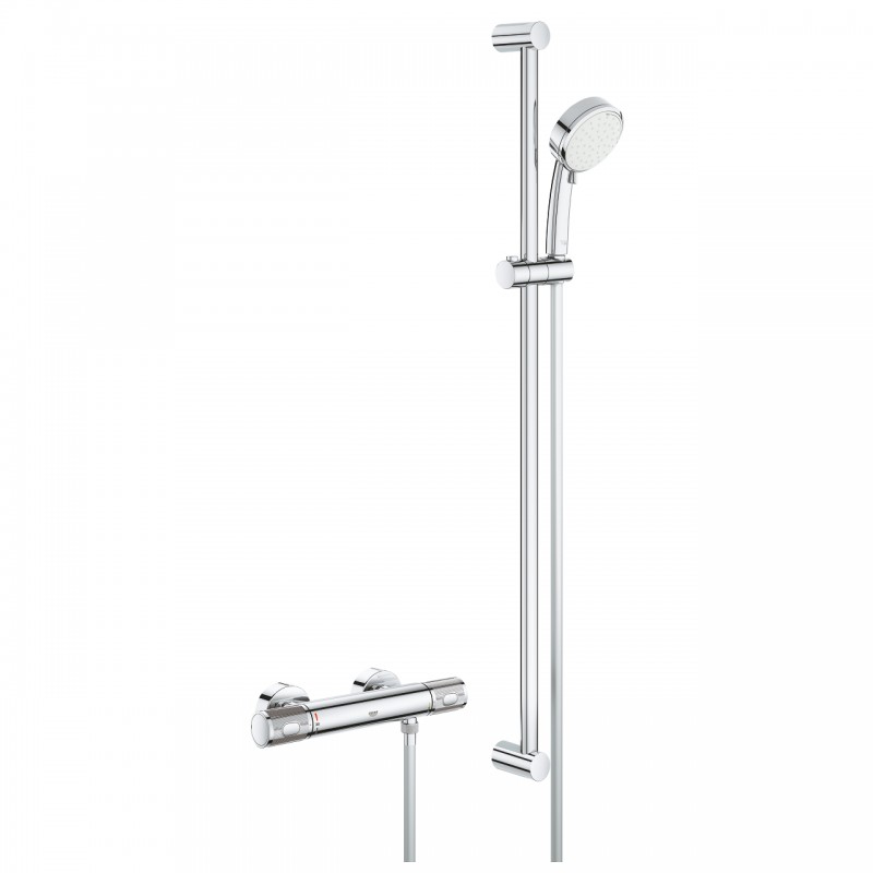 Термостат для душа с душевым гарнитуром Grohe Grohtherm 1000 Performance 34784000